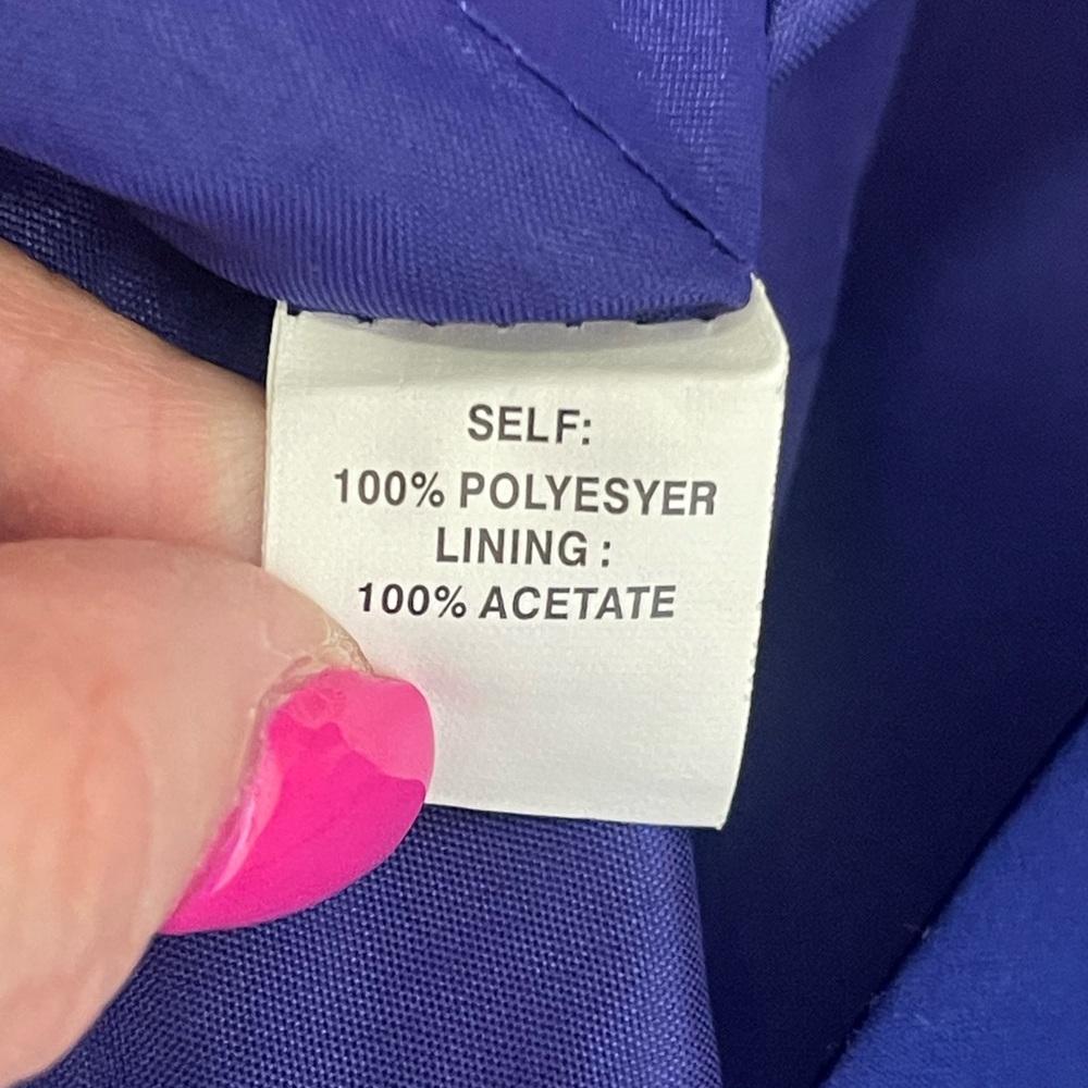 NWT Phoebeโ Couture Dress size 0 Sapphire Royal Blue Strapless Dress ๐๐ - Picture 10 of 10